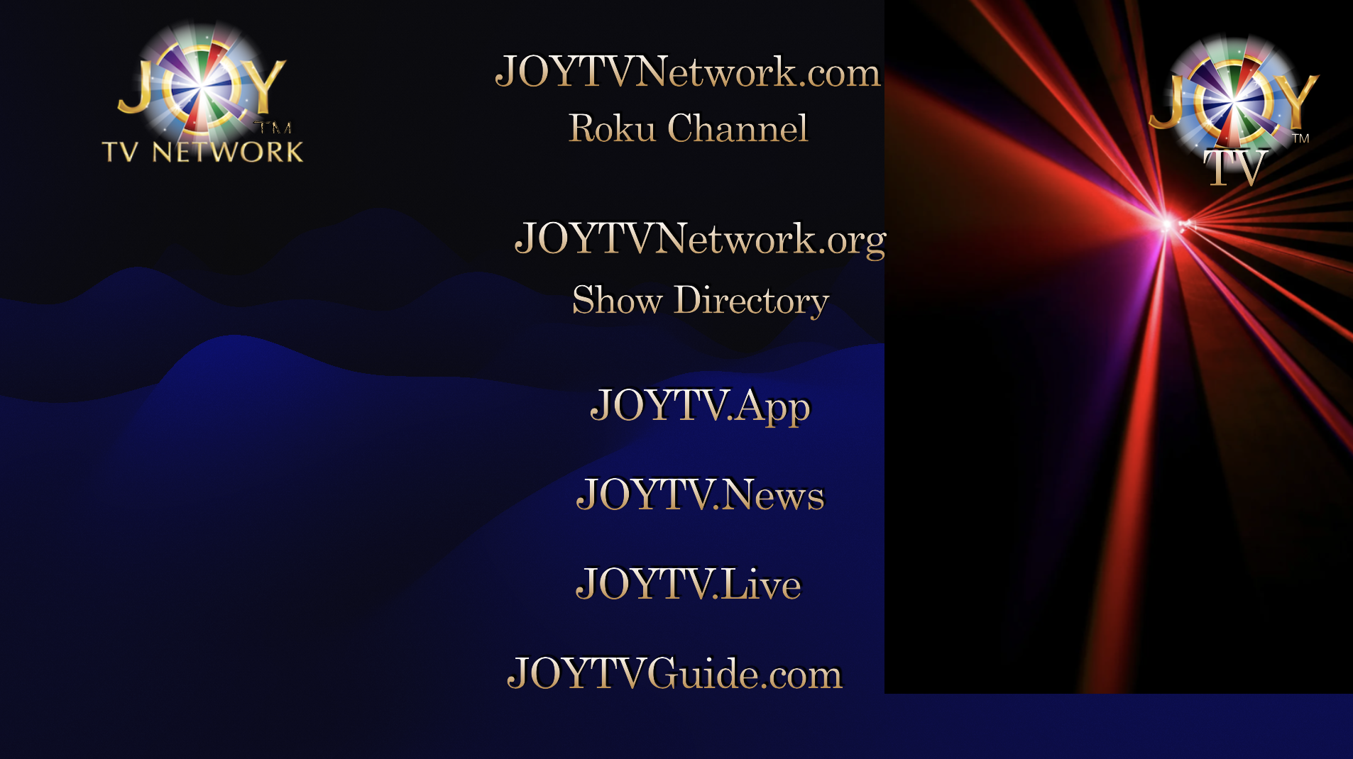 JOY TV Info Charity Websites